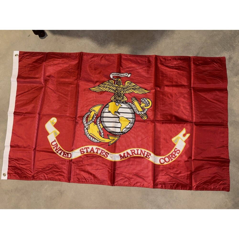 3'x5' USMC United States Marines Semper Fidelis Banner Flag Military